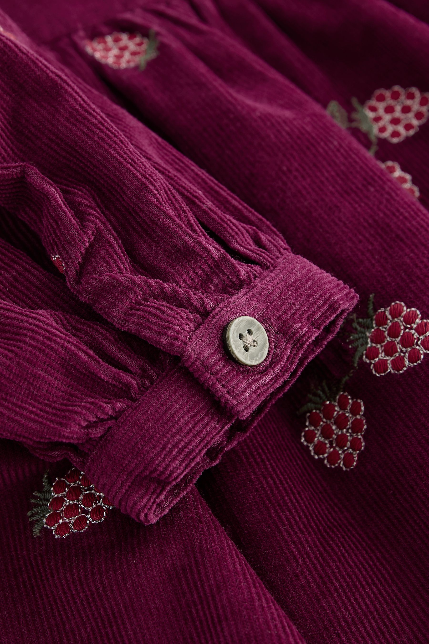 Buy Pink Raspberry Embroidered Collar 100 Cotton Dress 3mths 8yrs from the Next UK online shop