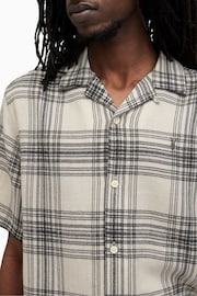 AllSaints White Padres Short Sleeve Shirt - Image 3 of 6