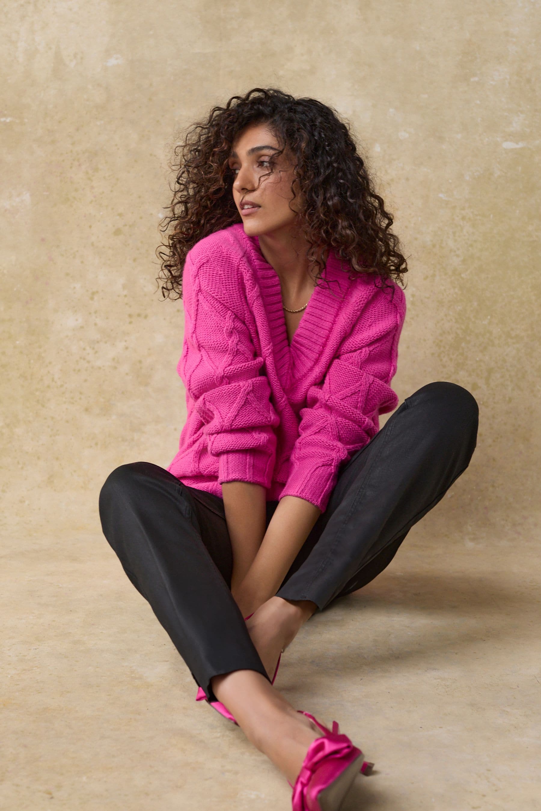 Longline pink jumper 2025