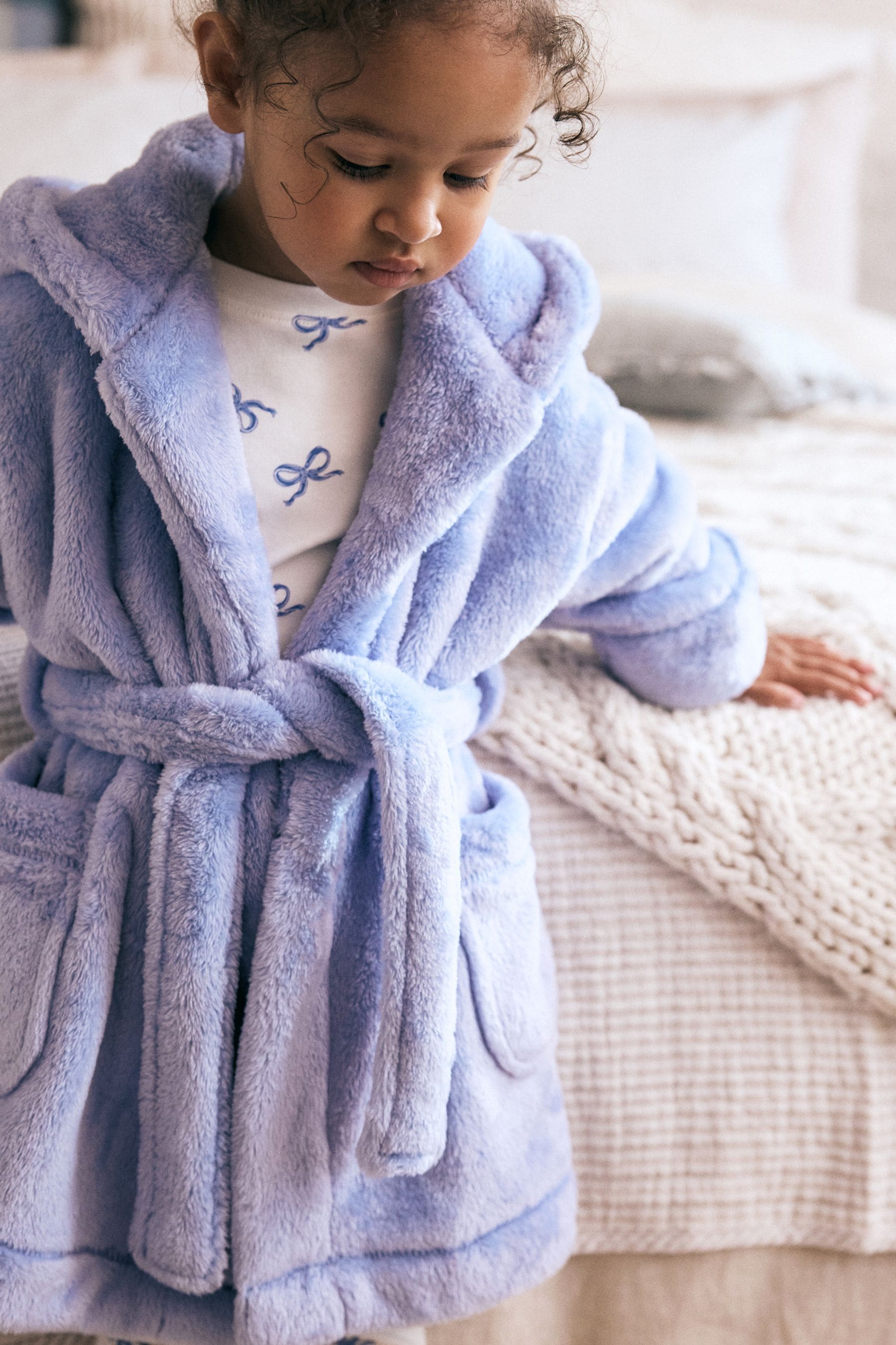 Next fleece dressing gown top