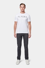 Flyers Mens Classic Fit Text T-Shirt - Image 2 of 8