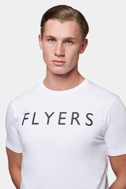 Flyers Mens Classic Fit Text T-Shirt - Image 4 of 8
