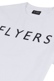 Flyers Mens Classic Fit Text T-Shirt - Image 8 of 8