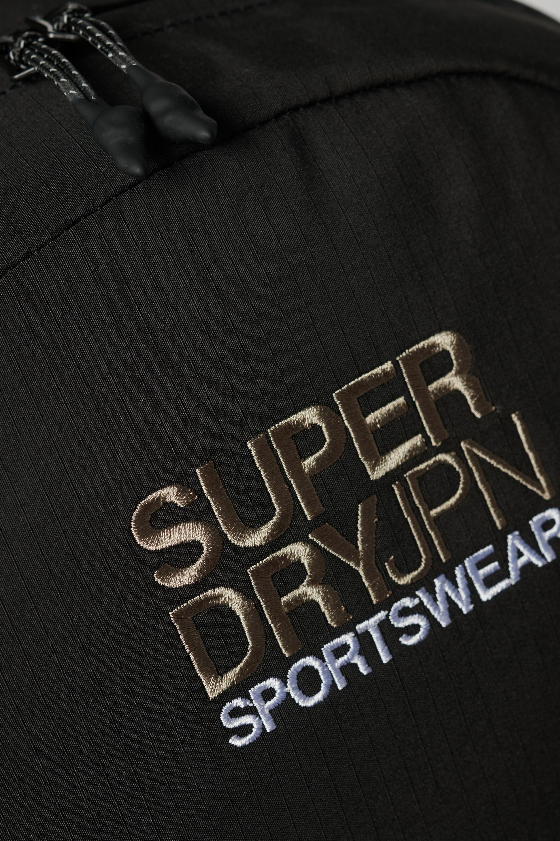 Superdry black montana backpack discount