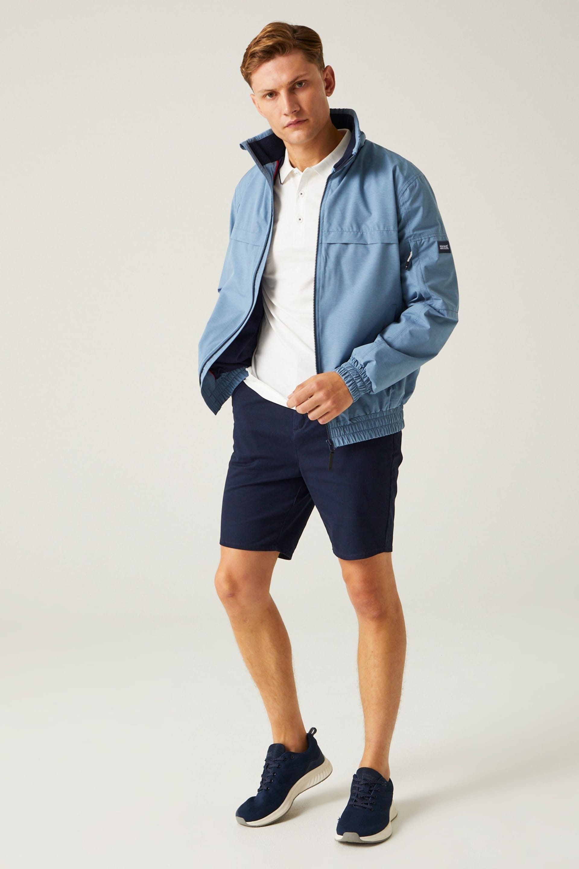 Regatta Light Blue Shorebay II Waterproof Jacket - Image 3 of 9