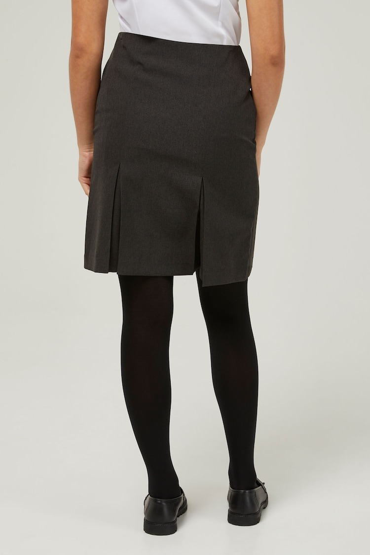 Trutex Grey 16" Twin Pleat School Skirt (10-16 Yrs) - Image 2 of 5