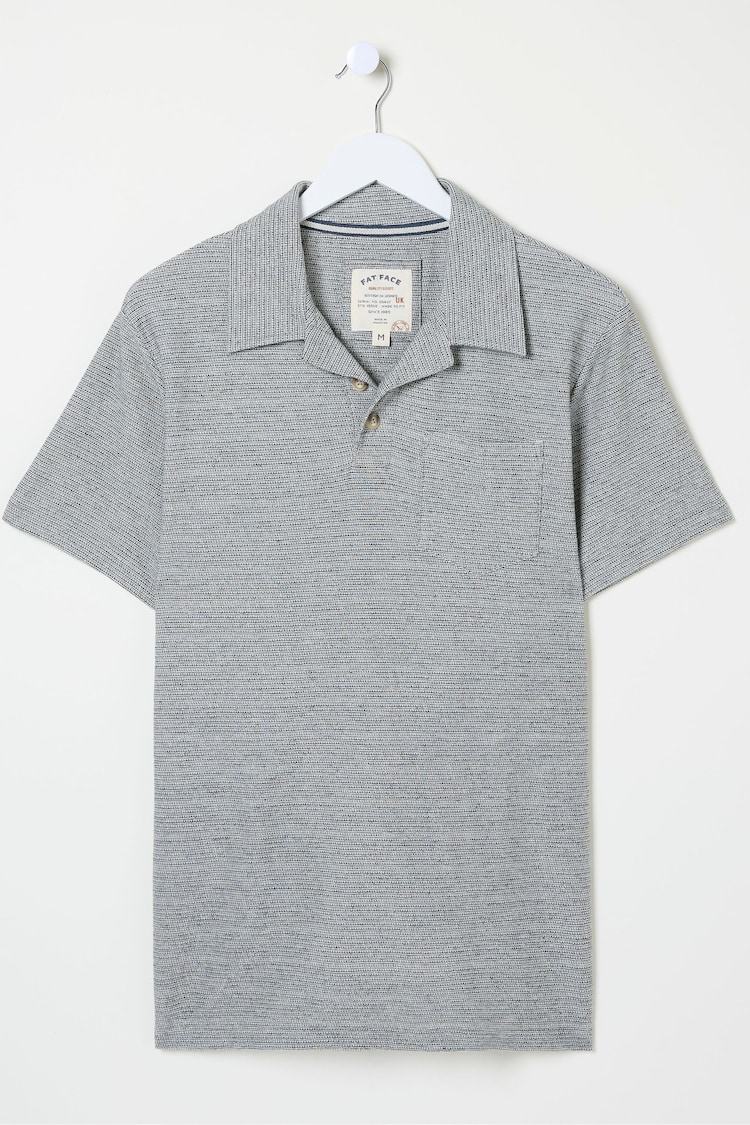 FatFace Southwick Textured Polo Shirt - 圖片 5，共 5