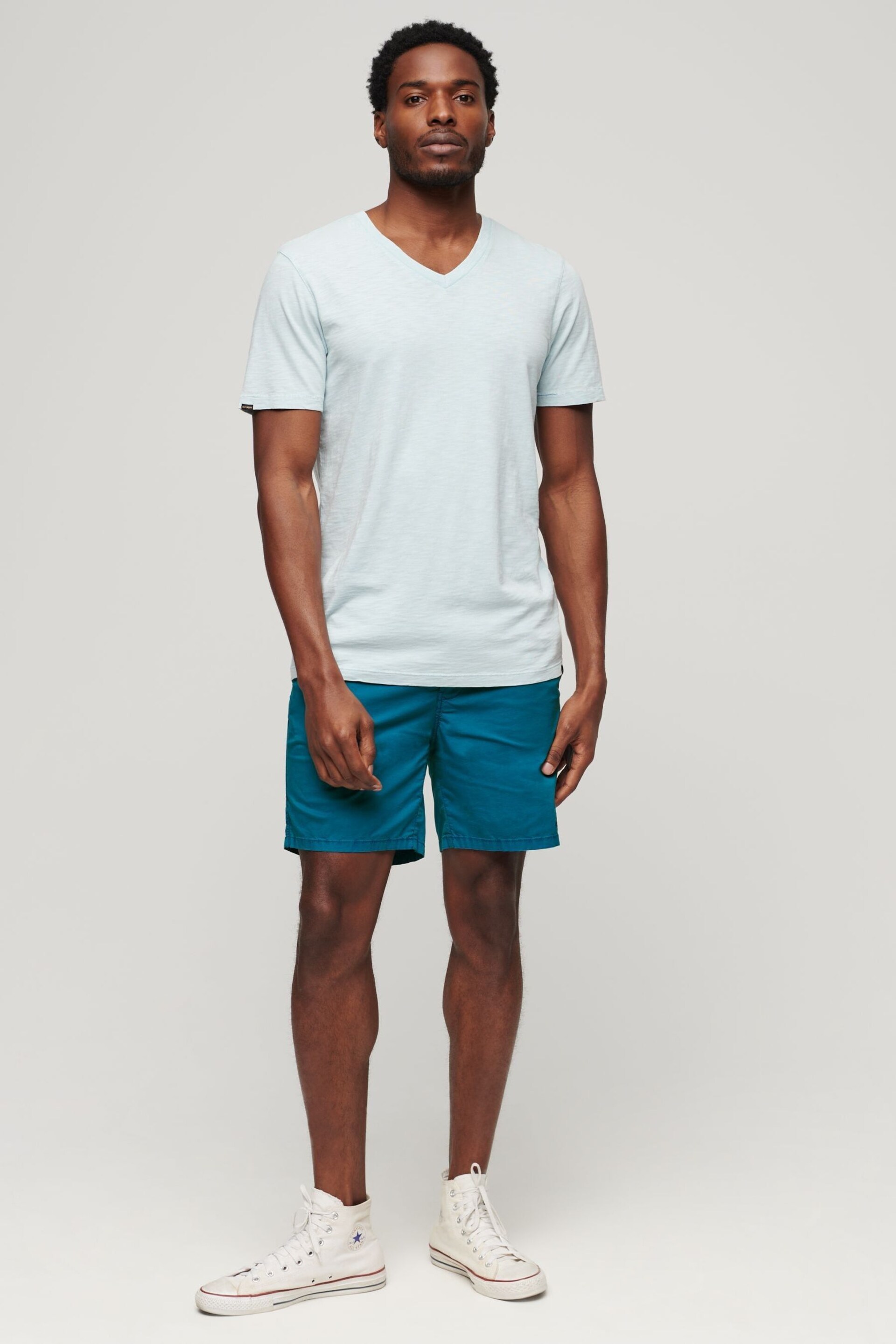 Superdry Blue Walk Shorts - Image 2 of 4