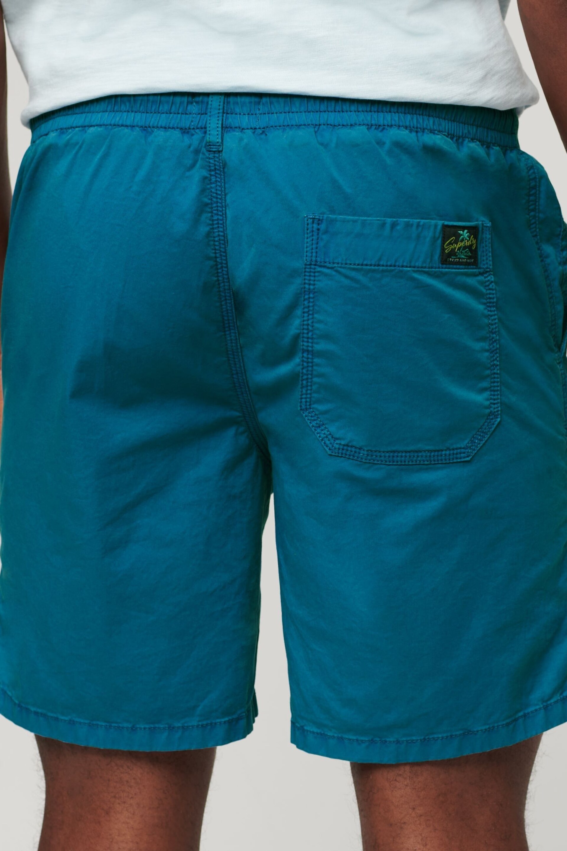 Superdry Blue Walk Shorts - Image 3 of 4