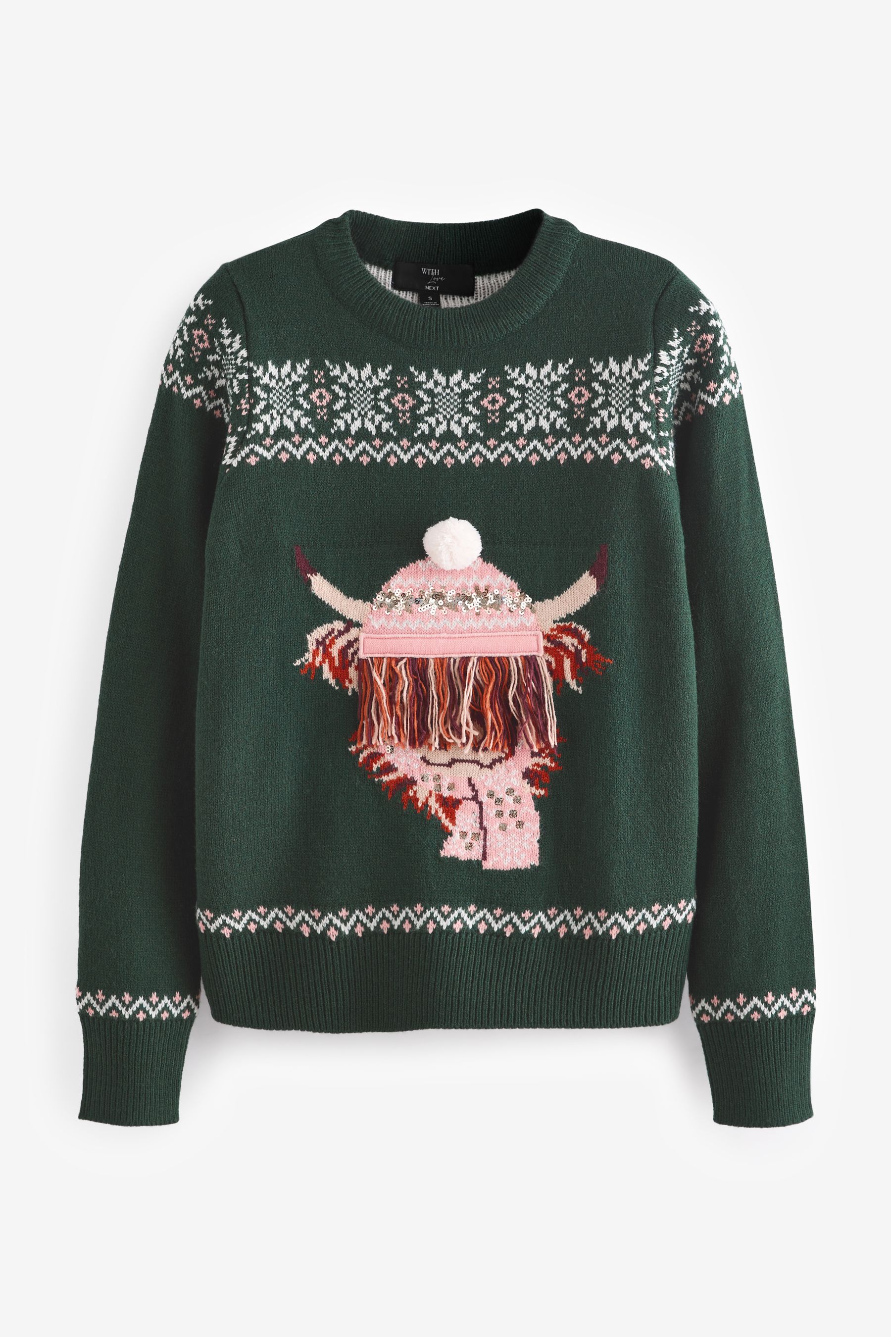 Cow christmas jumper hotsell