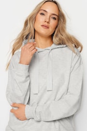 Long Tall Sally Grey Drop Shoulder Hoodie - Image 4 of 5