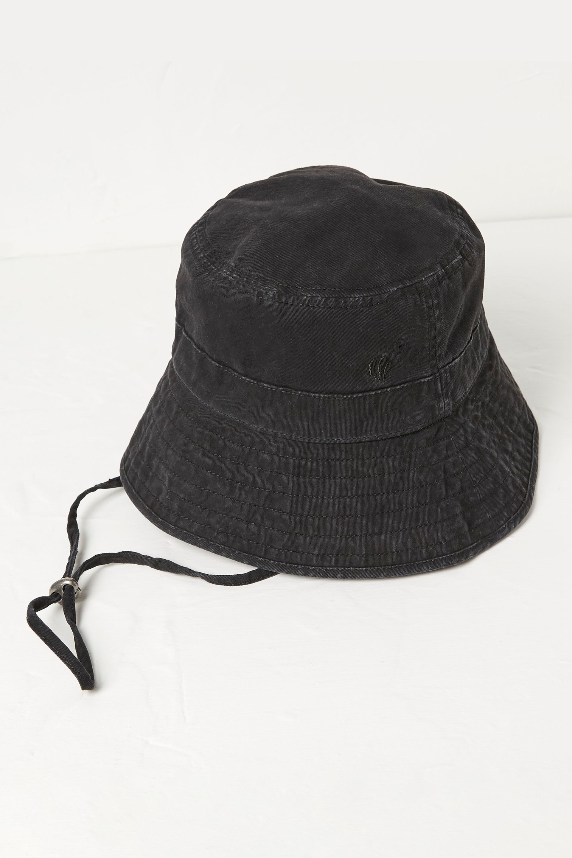 FatFace Black Bucket Hat - Image 1 of 2