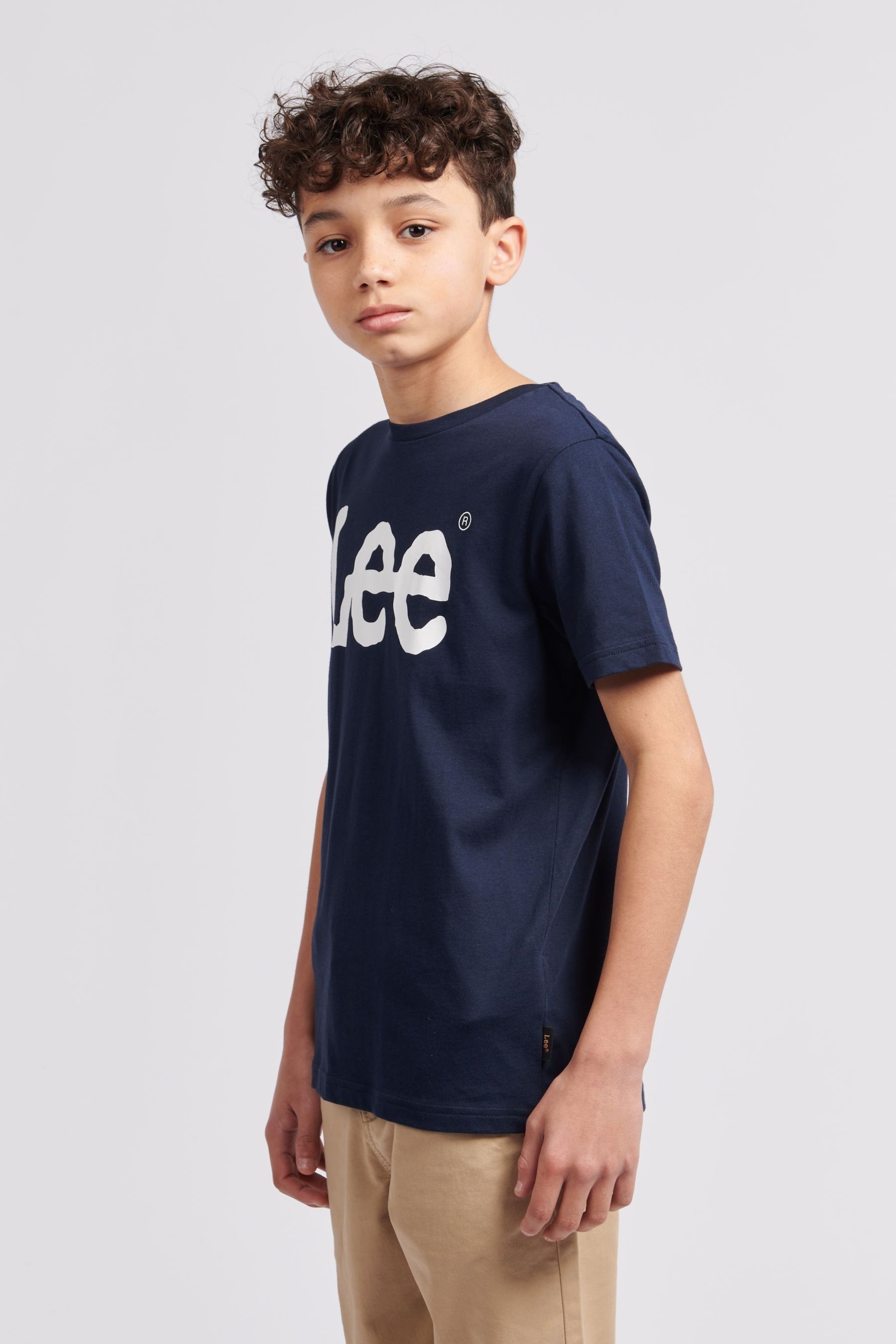 Lee Boys Wobbly Graphic T-Shirt - Image 6 of 9