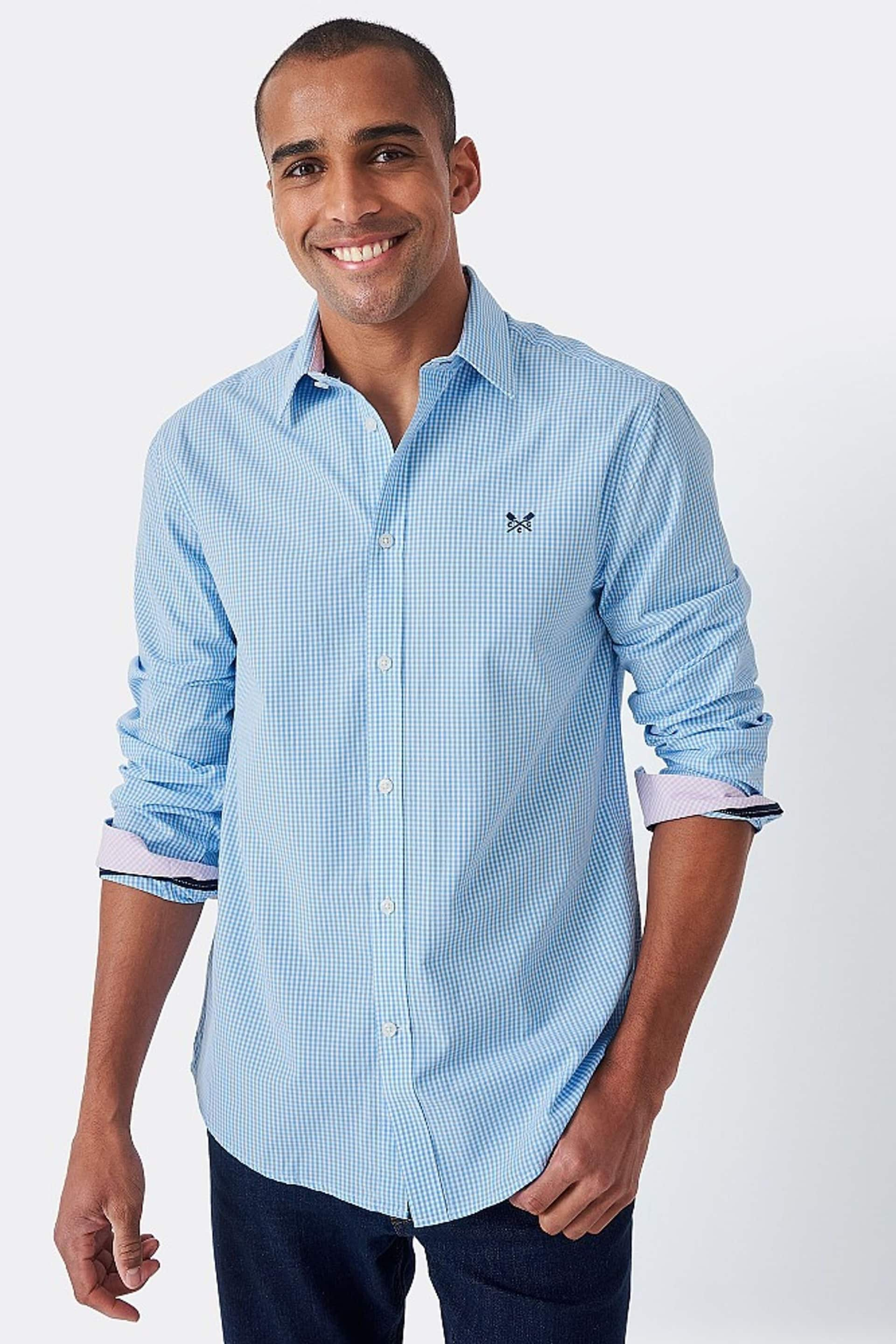 Crew Clothing Gingham Cotton Shirt - Image 1 of 4