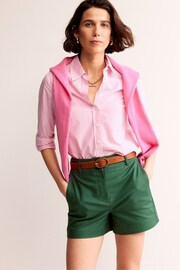 Boden Green Westbourne Sateen Shorts - Image 1 of 5
