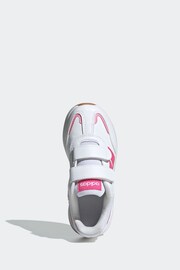 adidas Pink/White Kids Tensaur Switch Shoes - Image 5 of 8