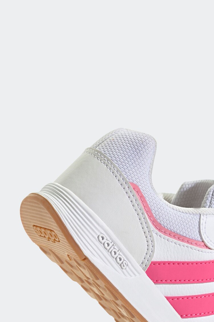 adidas Pink/White Kids Tensaur Switch Shoes - Image 8 of 8