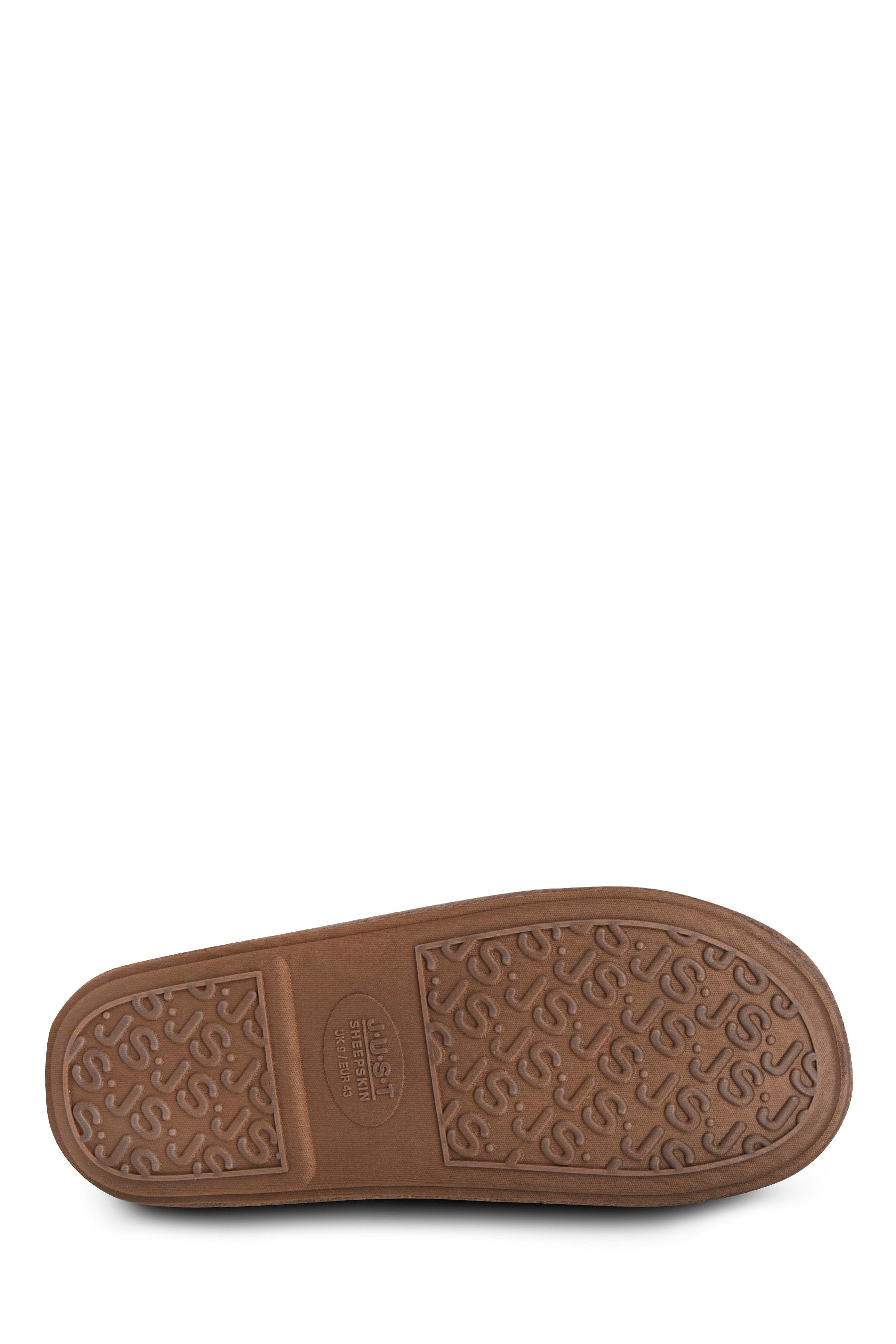 Buy Just Sheepskin Brown Ladies Albery Slippers from the FitminShops online shop