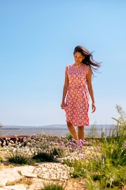 Brakeburn Pink Moroccan Tile Dress - Image 5 of 5