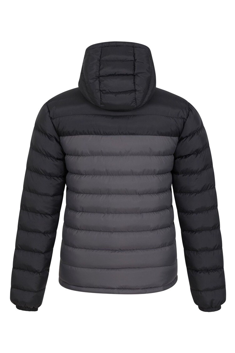 Mountain Warehouse Dark Grey Seasons II Mens Water Resistant Padded Jacket - Image 2 of 4