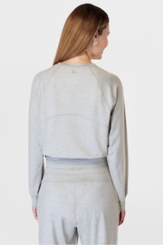 Sweaty Betty Light Grey Marl Gaia Long Sleeve Top - Image 2 of 7