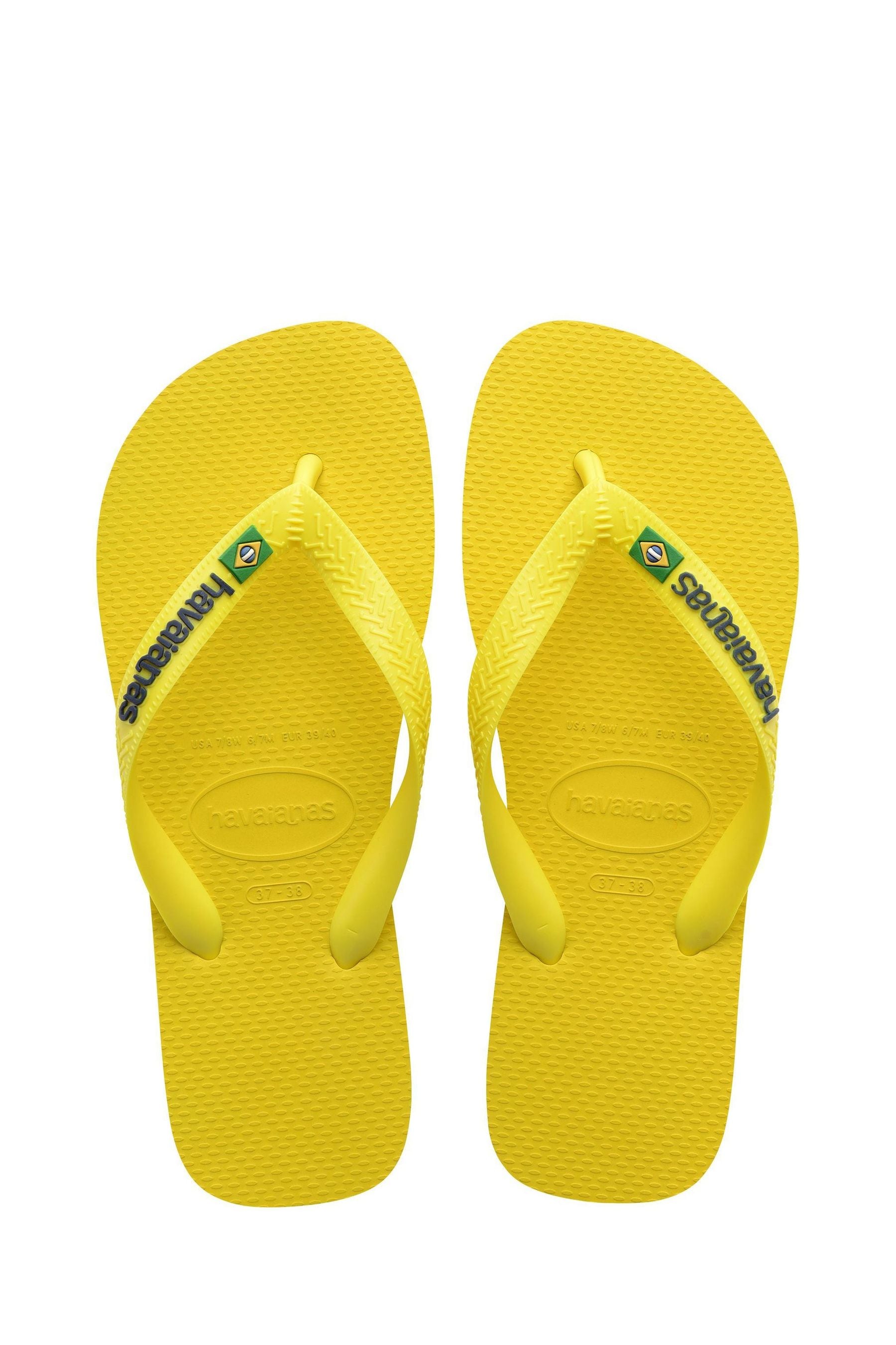 Buy Havaianas Brasil Logo Neon Sandals from the Next UK online shop