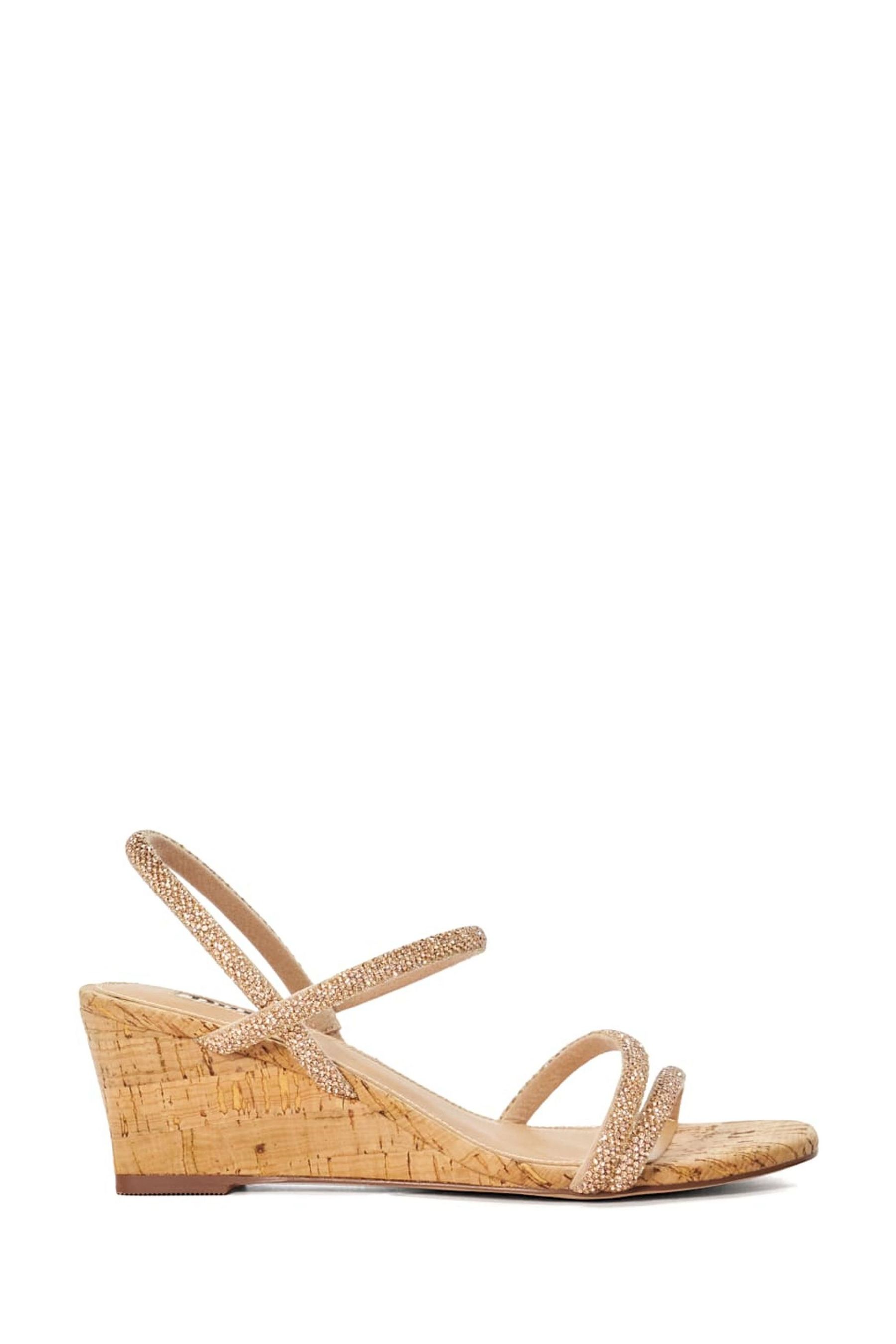 Buy Dune London Pink Kalia Embellished Low Cork Wedge Sandals from Next Canada