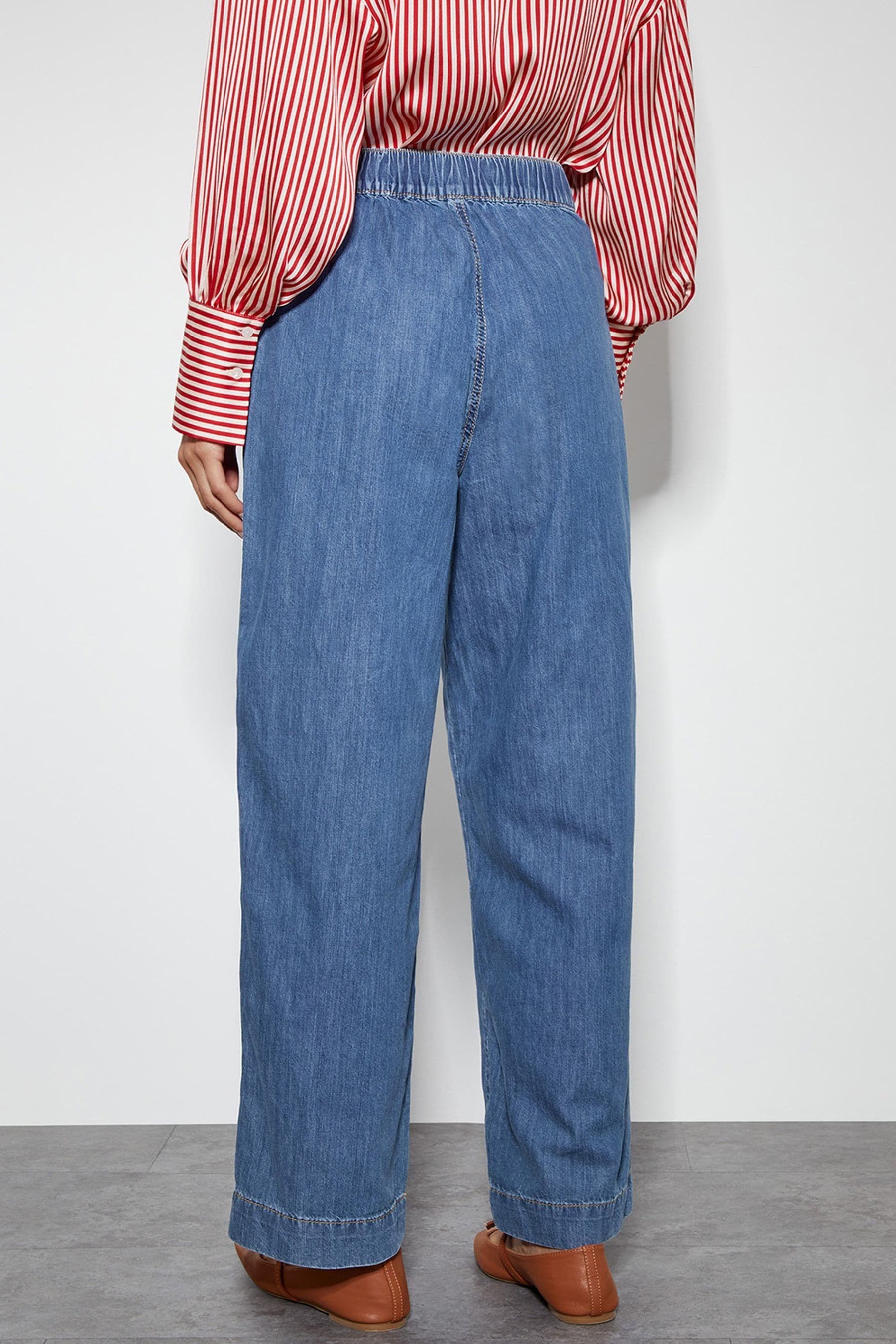 Buy Monsoon Blue Harper Short Length Crop 100 Cotton Jeans from the Next UK online shop