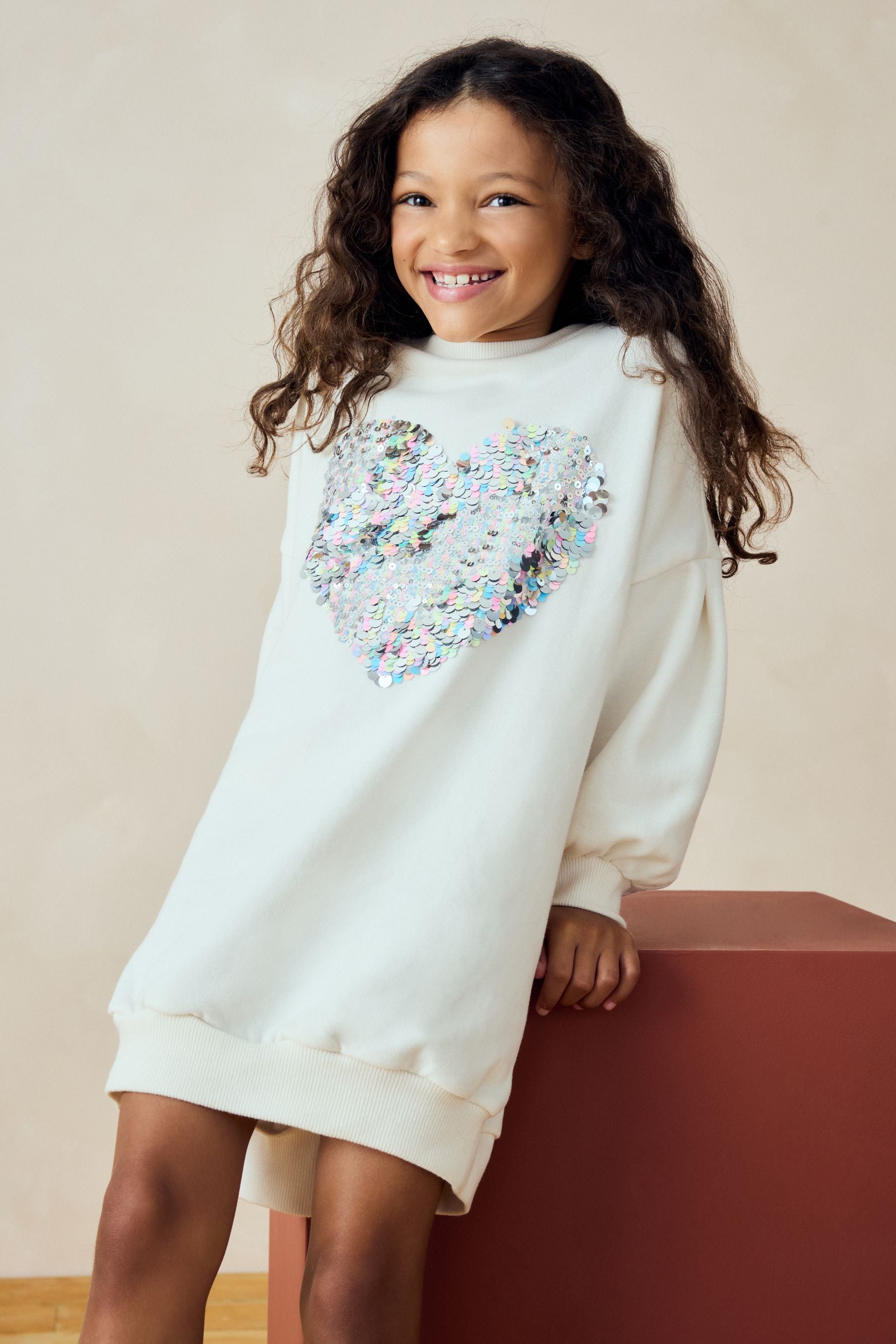 Sequin hearts girl dresses discount