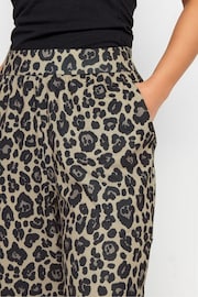 PixieGirl Petite Animal Leopard Print Harem Trousers - Image 4 of 5