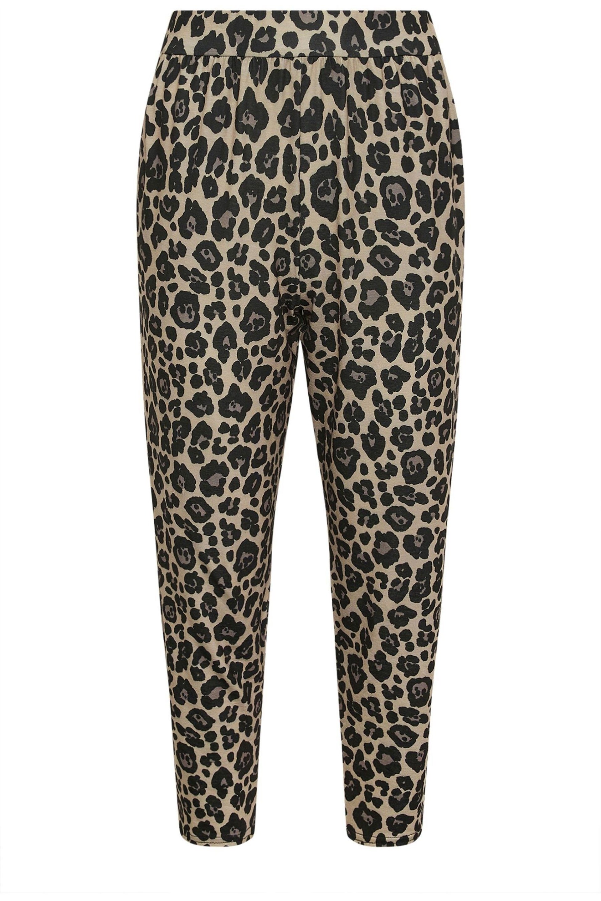 PixieGirl Petite Animal Leopard Print Harem Trousers - Image 5 of 5