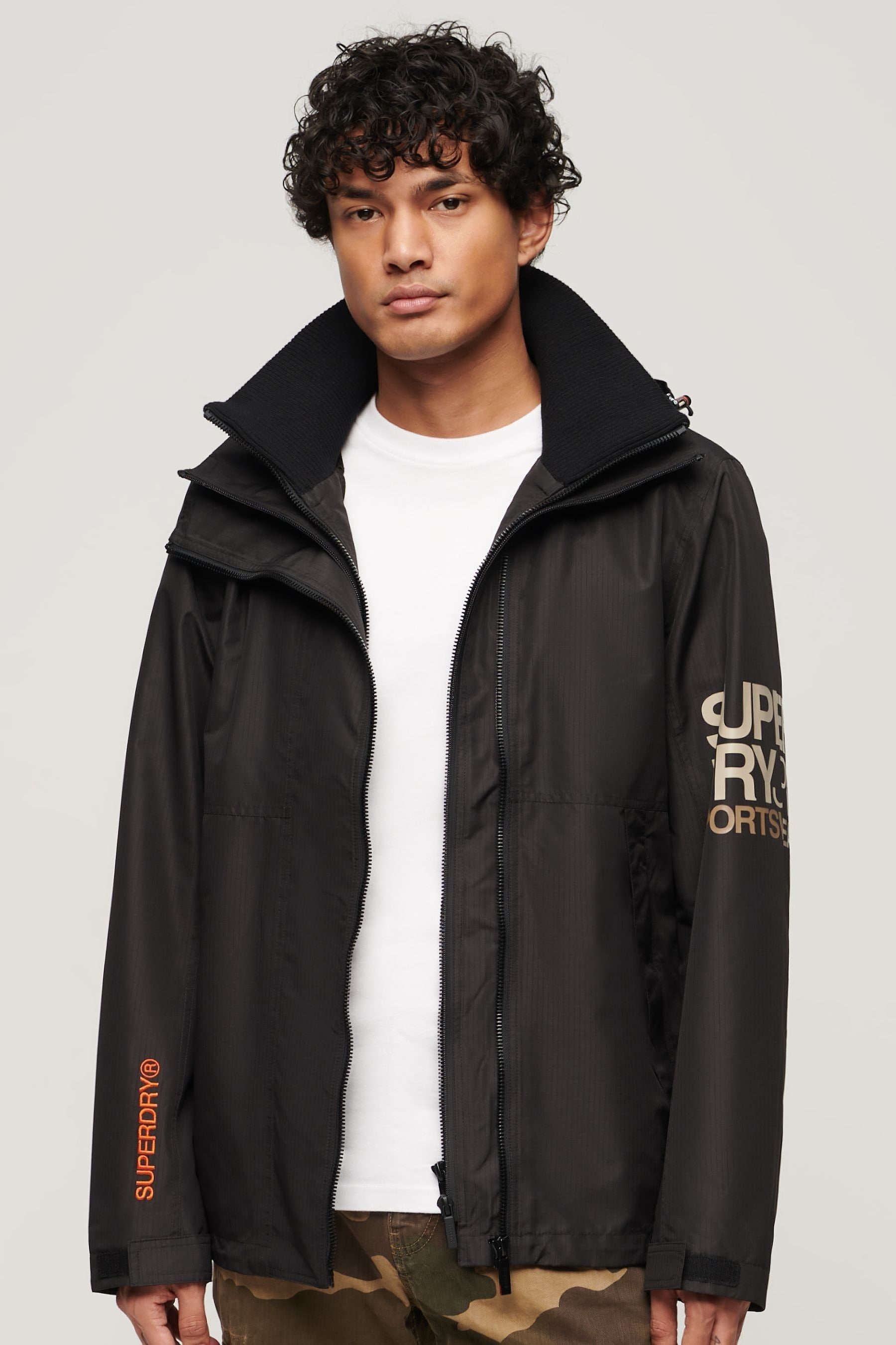 Buy Superdry Black Hooded Yachter SD Windbreaker Jacket from Next Canada
