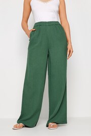 Long Tall Sally Green Wide Leg Trousers - Image 2 of 5