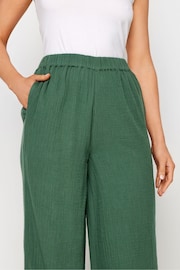 Long Tall Sally Green Wide Leg Trousers - Image 5 of 5