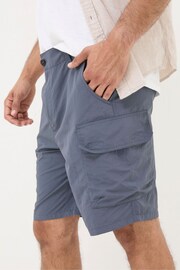 FatFace Blue Snowdon Hybrid Cargo Shorts - Image 4 of 5