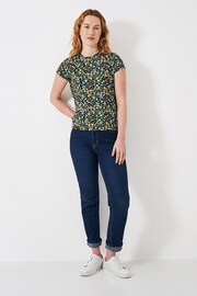 Crew Clothing Company Multi Floral Cotton Regular T-Shirt - Image 1 of 4