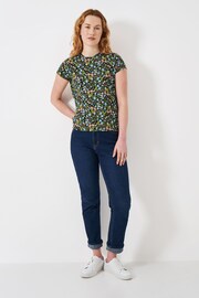Crew Clothing Company Multi Floral Cotton Regular T-Shirt - Image 3 of 4