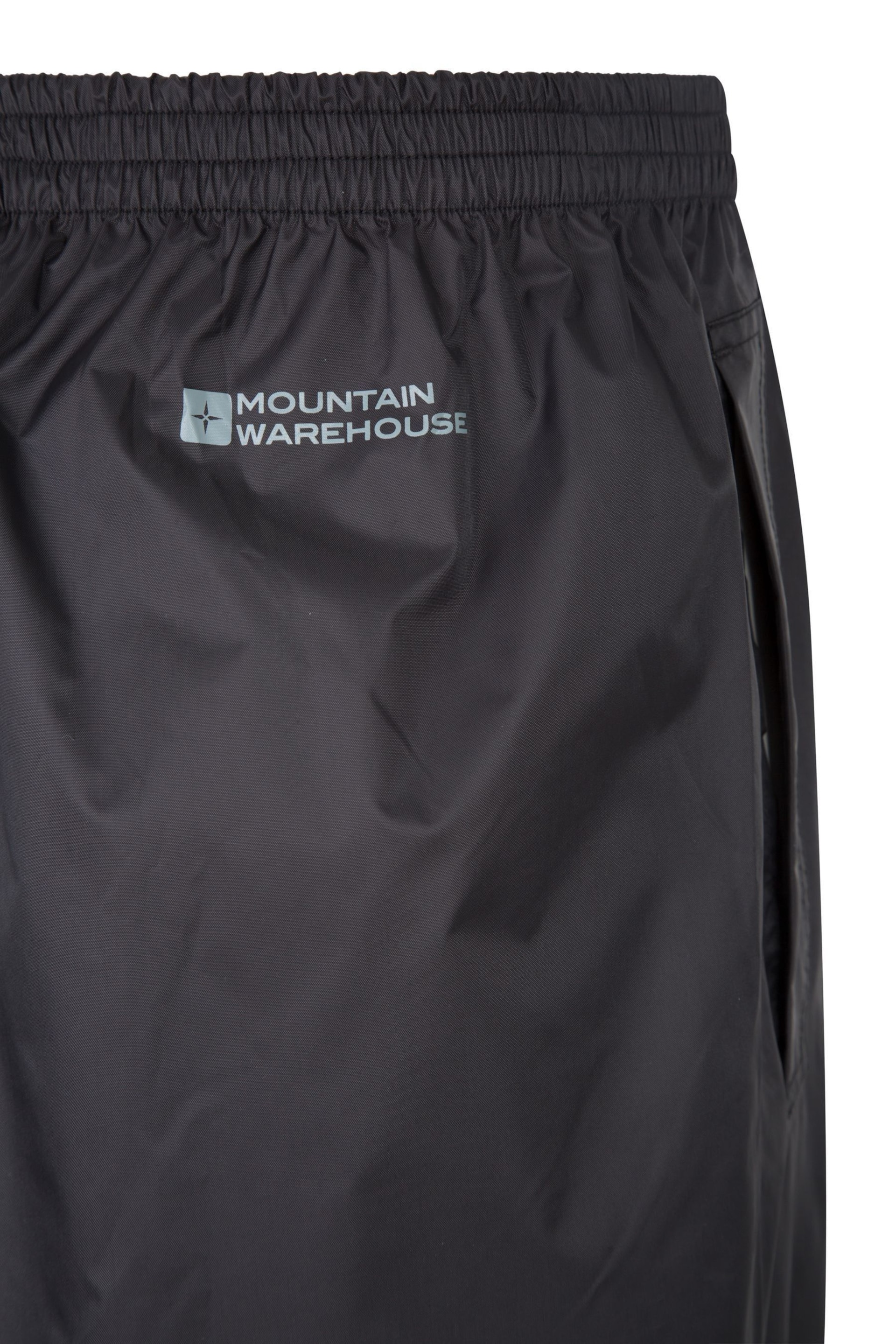 Mountain Warehouse Black Womens Pakka Waterproof Overtrousers - Image 4 of 4