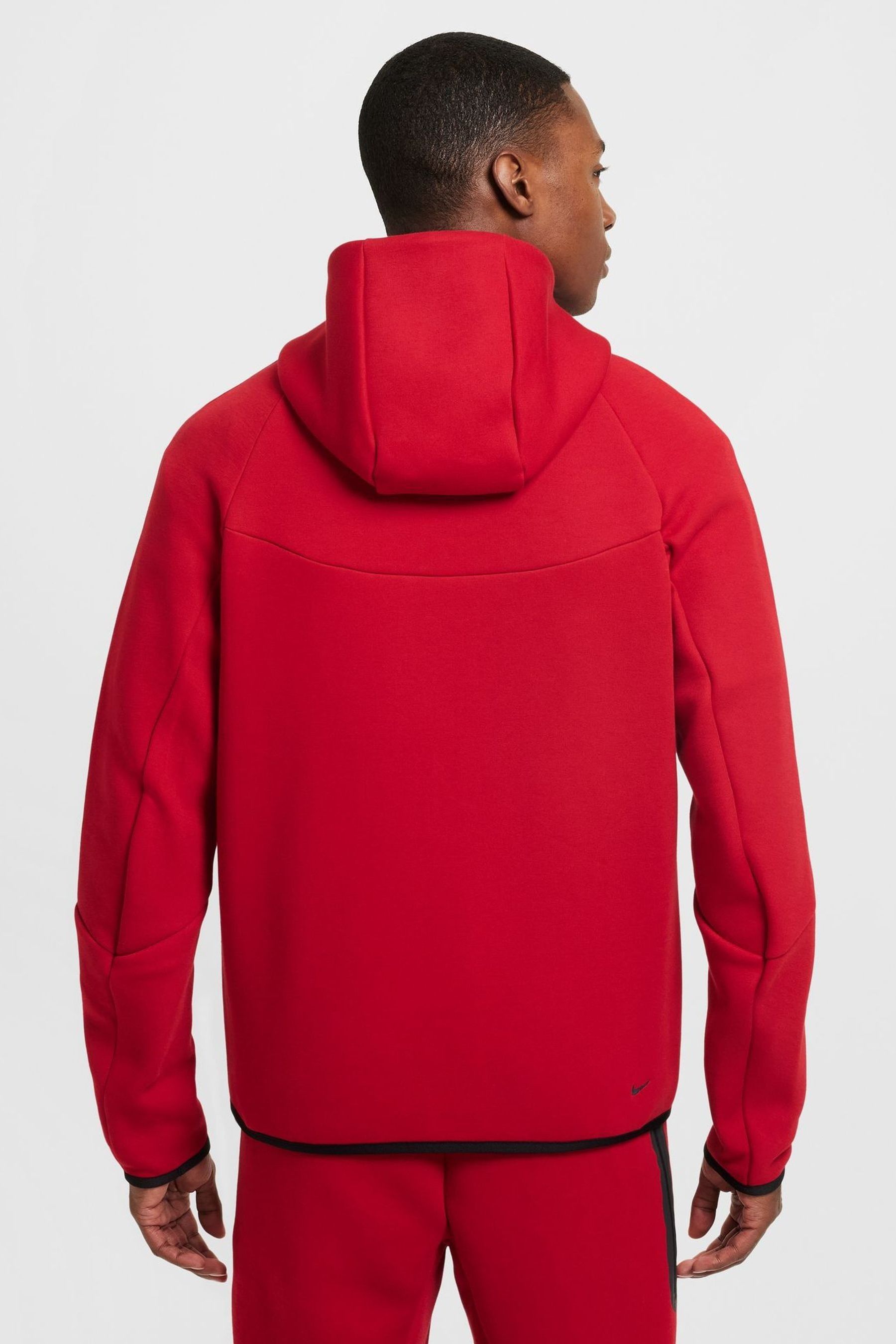 Buy Nike Gym Red Tech Fleece Zip Through Hoodie from the Next UK online shop