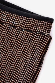 Bronze Sequin Leggings (3-16yrs) - Image 3 of 4