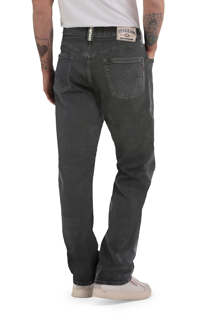 Replay Black 9Zero1 Collection Regular Straight Jeans - Image 3 of 3