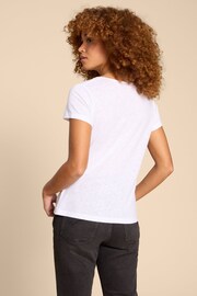 White Stuff White Lace Ellie T-Shirt - Image 2 of 7
