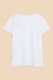 White Stuff White Lace Ellie T-Shirt - Image 6 of 7