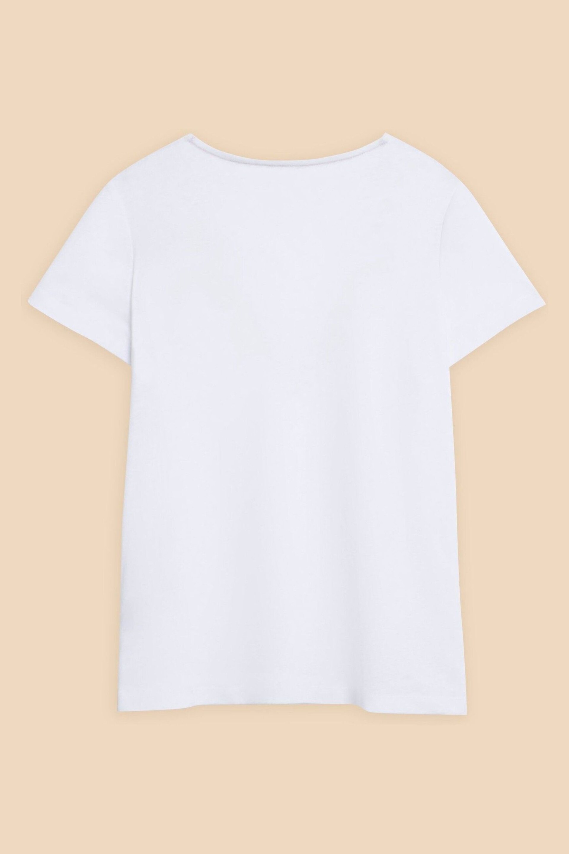 White Stuff White Lace Ellie T-Shirt - Image 6 of 7