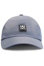 Waterproof-Nylon Cap With Stacked Logo Badge - Image 1 of 5