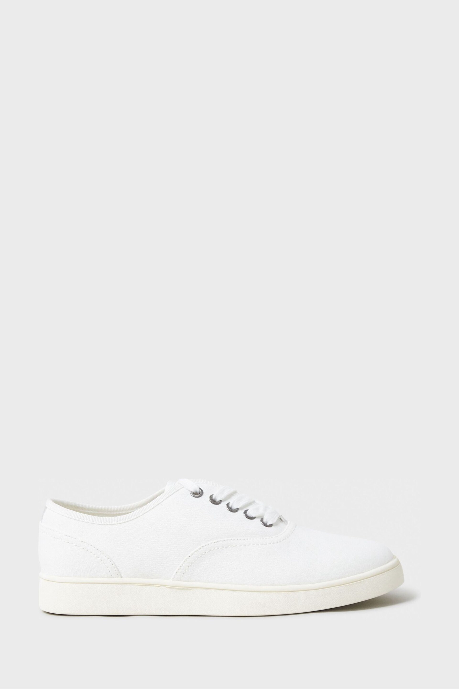 Crew Clothing Canvas Lace Up Trainers - Image 4 of 5