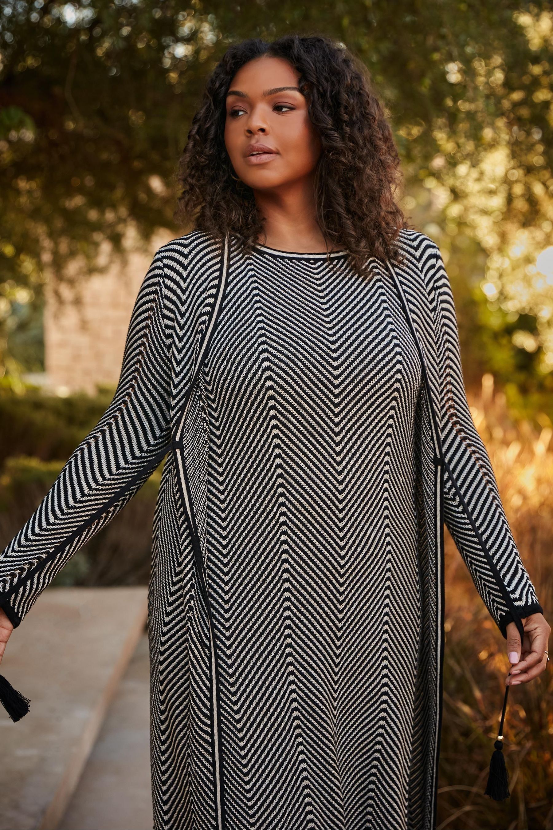 Next monochrome dress top