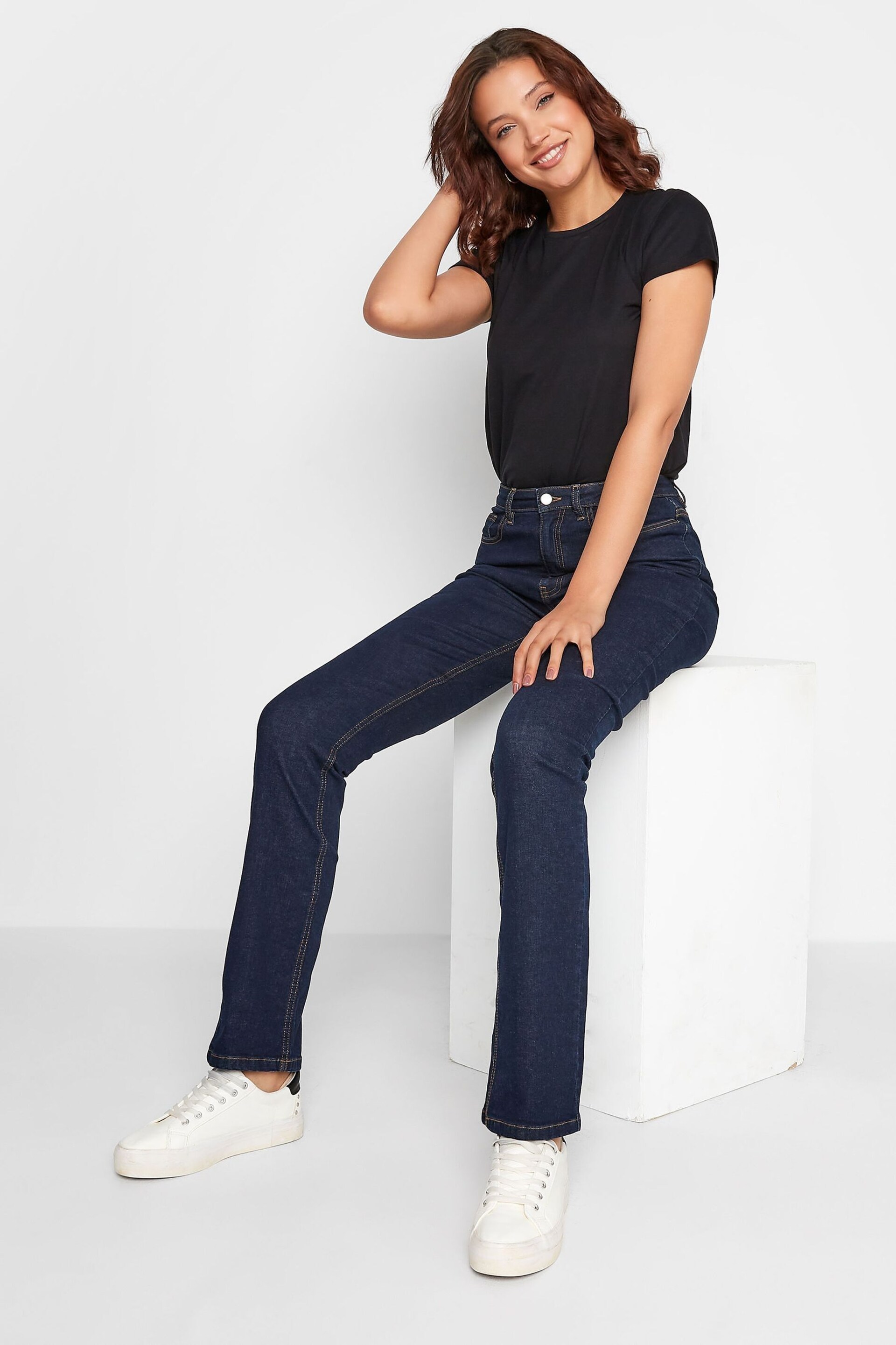 Long Tall Sally Blue Mia Slim Leg Jeans - Image 2 of 4