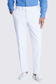 MOSS Tailored Fit Light Blue Corduroy Trousers - Image 1 of 3