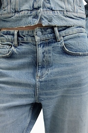 AllSaints Blue Ida Cropped Jeans - Image 5 of 7